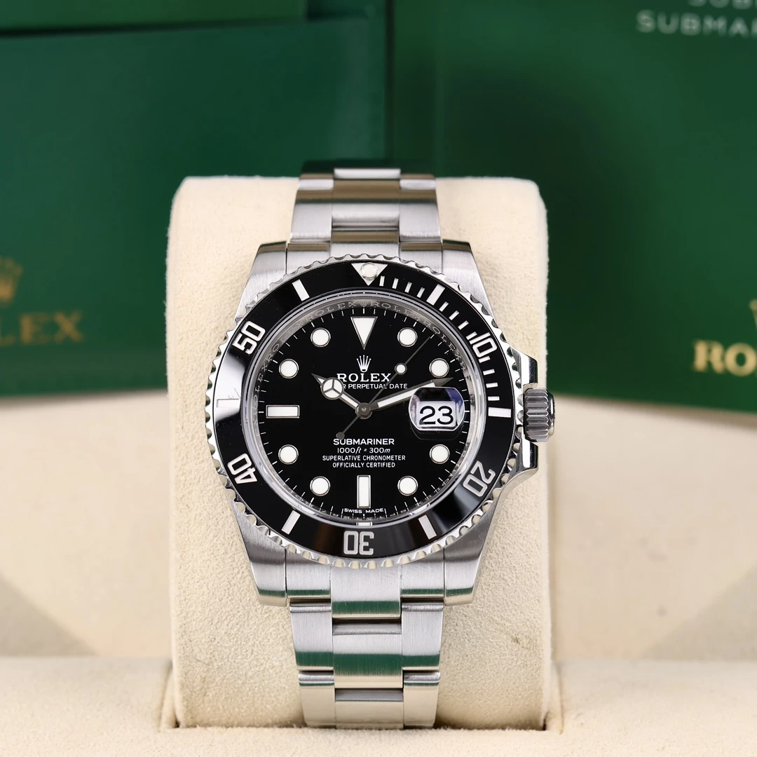 95新 Rolex/劳力士 116610 黑水鬼 40mm 2020年4月保卡