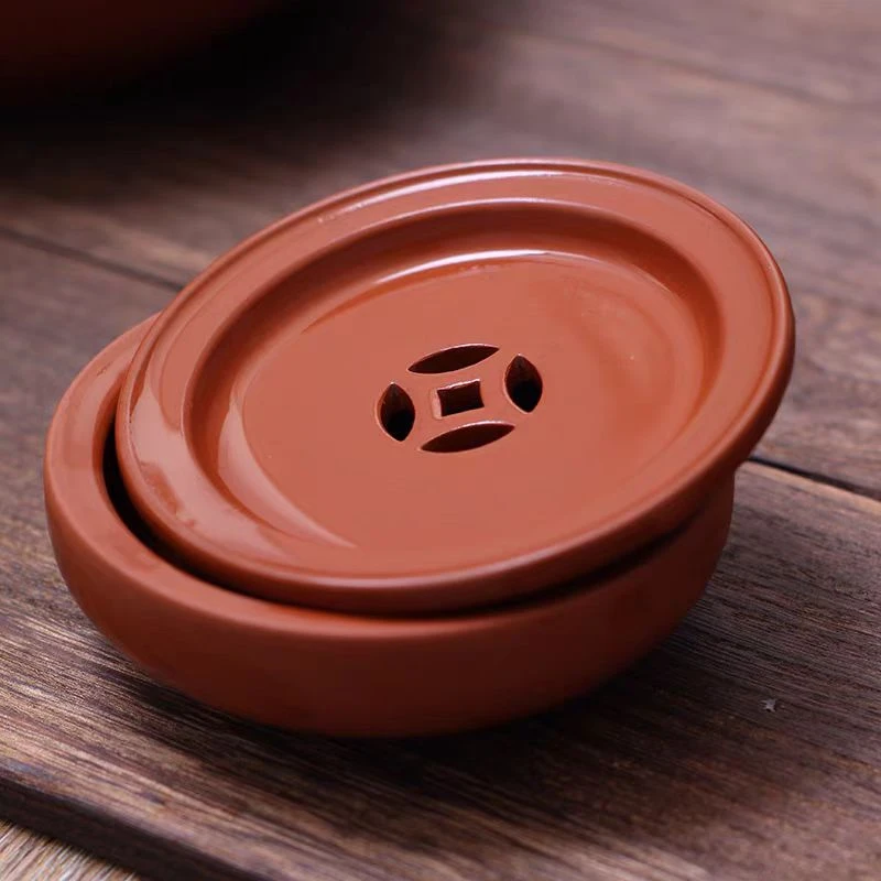 潮州工夫茶杯承盖置7.5直径