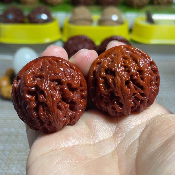 把件文玩核桃小球筋