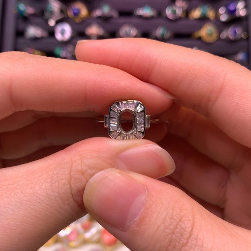 【闪购商品】欧泊戒指款式银S925镶嵌名