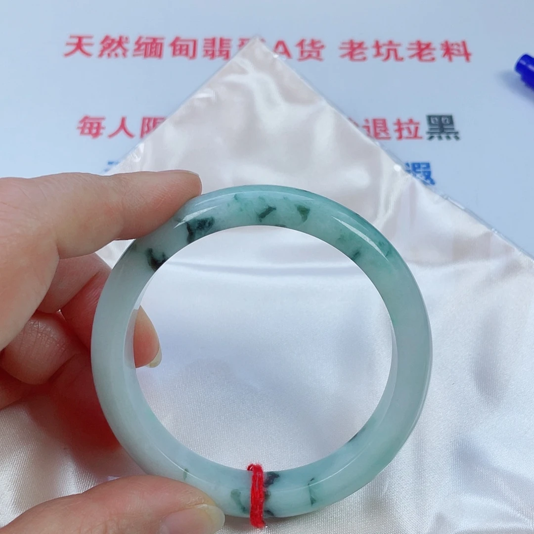 翡翠未镶嵌手镯天然翡翠手镯59.4