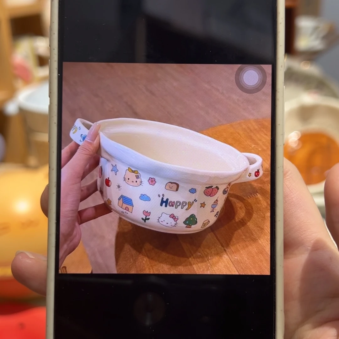 米黄Kitty双耳大汤盆