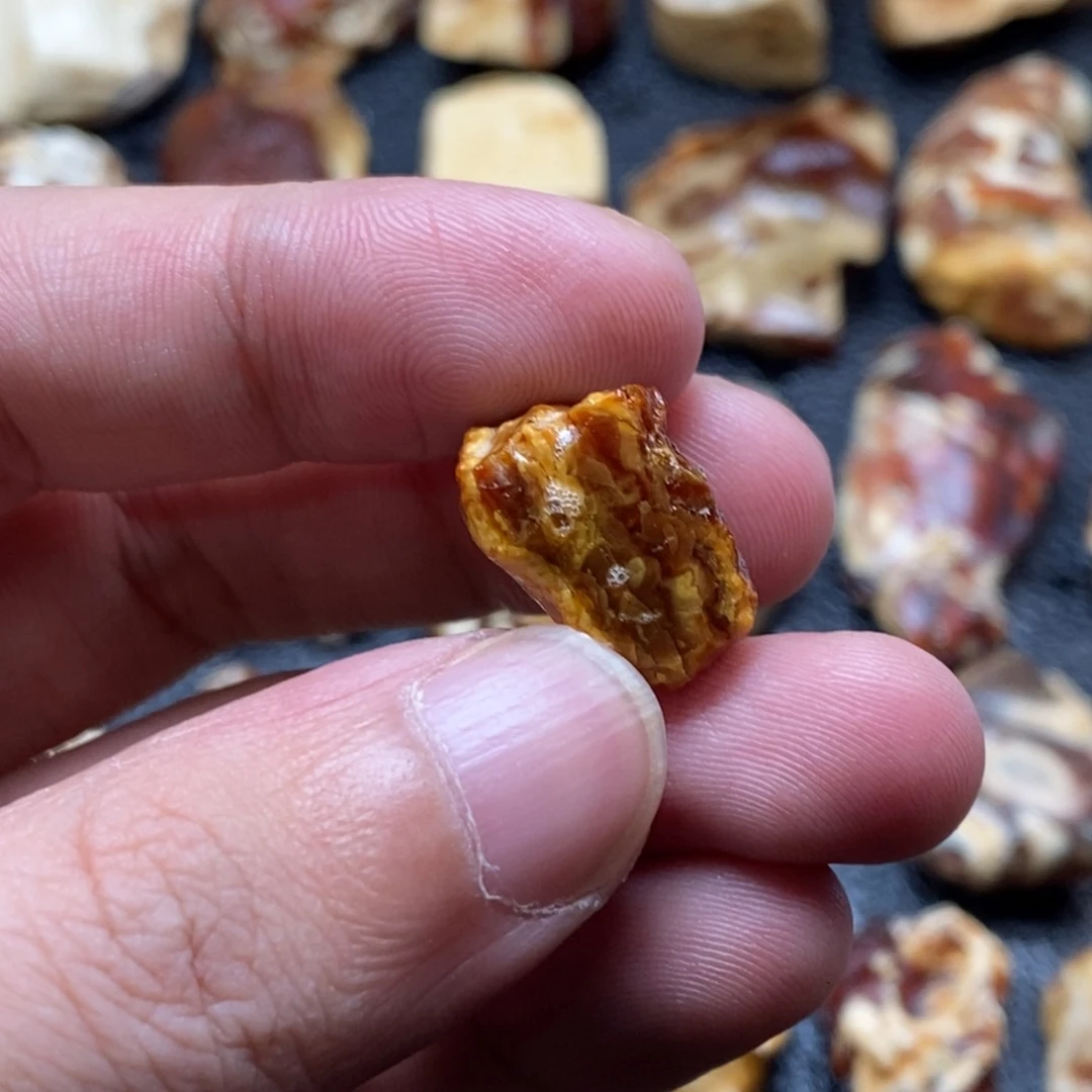 定制琥珀未镶嵌琥珀蜜蜡原石定制