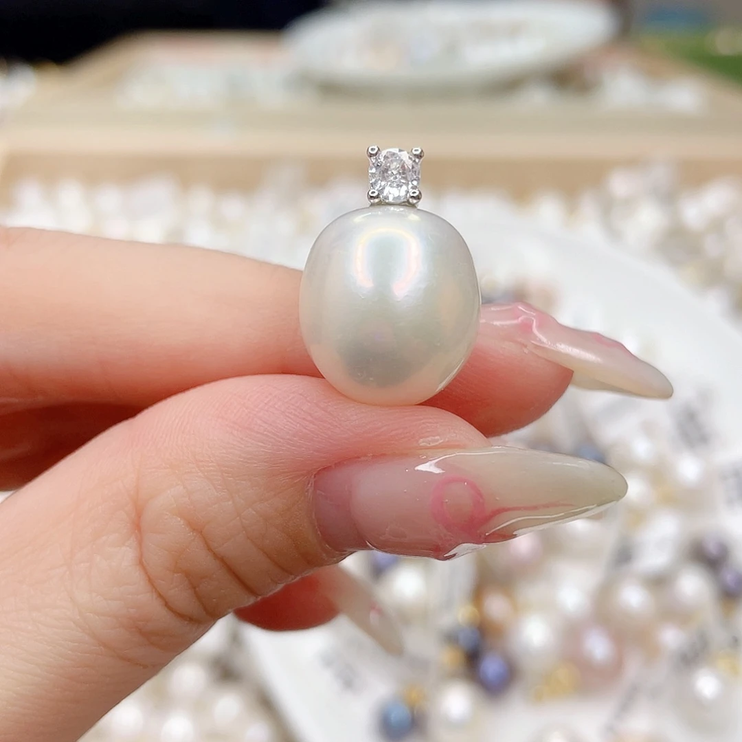 淡水珍珠合金吊坠(赠链)