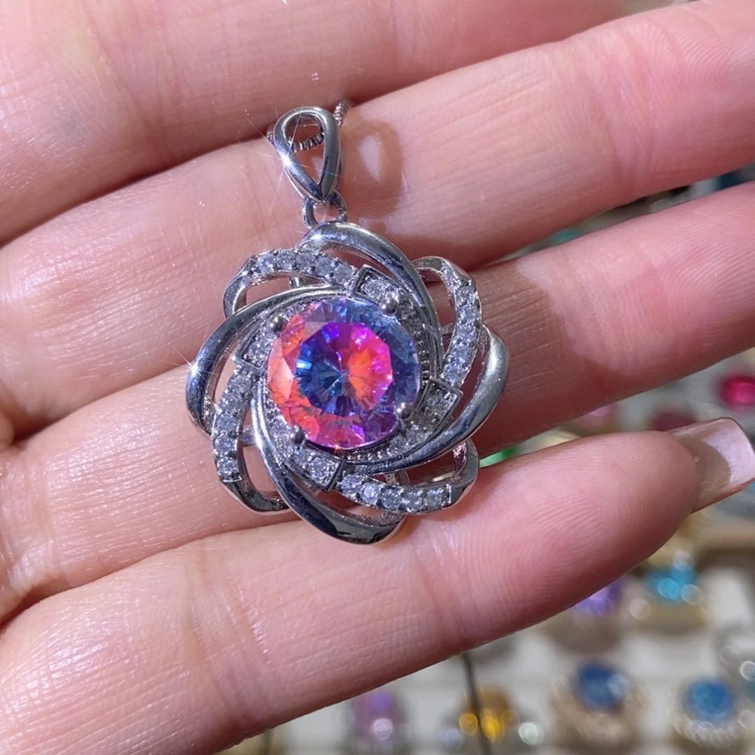 66锆石（处理）吊坠