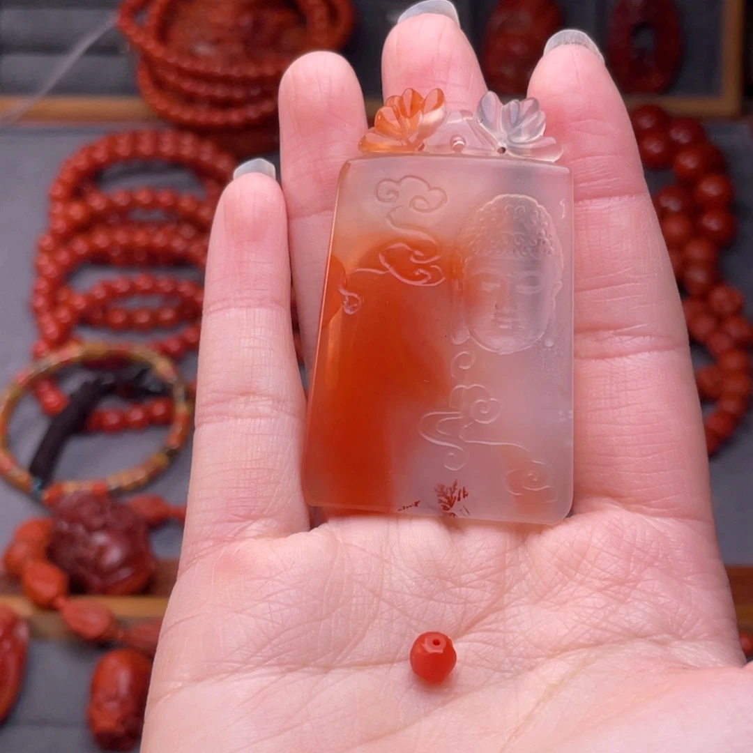 南红玛瑙未镶嵌配饰