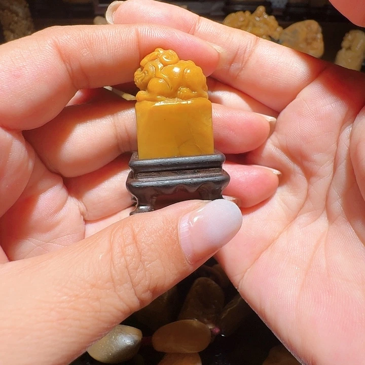 若***宝印石寿山石福建寿山田黄