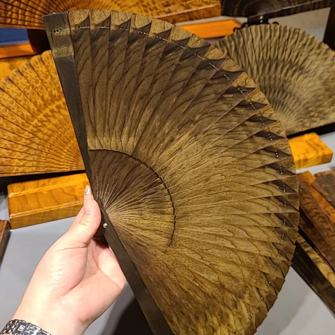 扇子21小叶桢楠金丝楠木苏扇阴沉