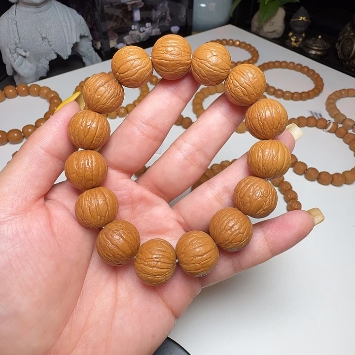 核桃手串/手链凤羽