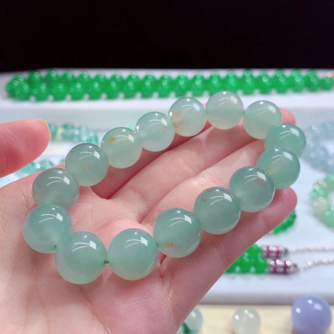 翡翠未镶嵌手链天然翡翠
