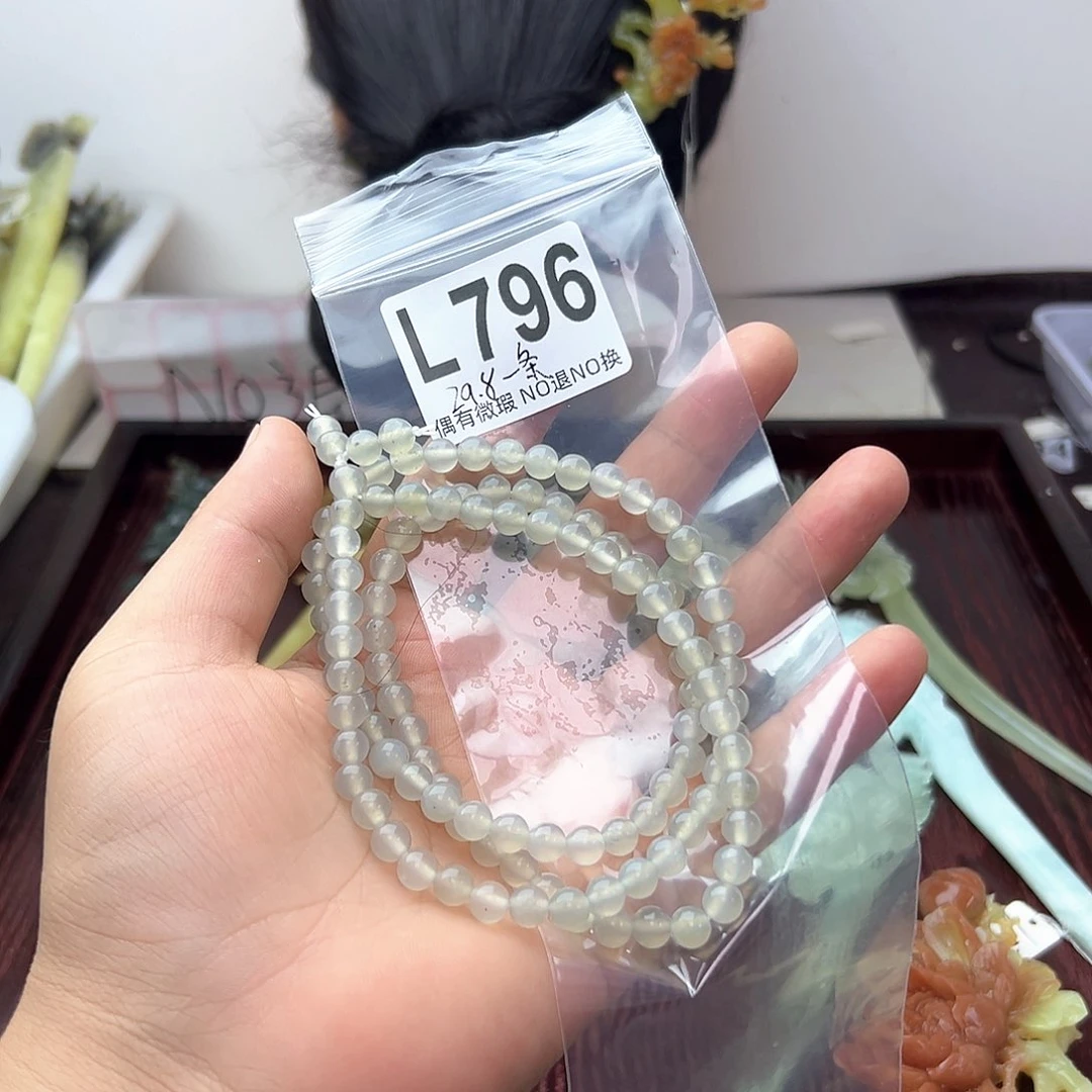 蛇纹石玉合金发饰