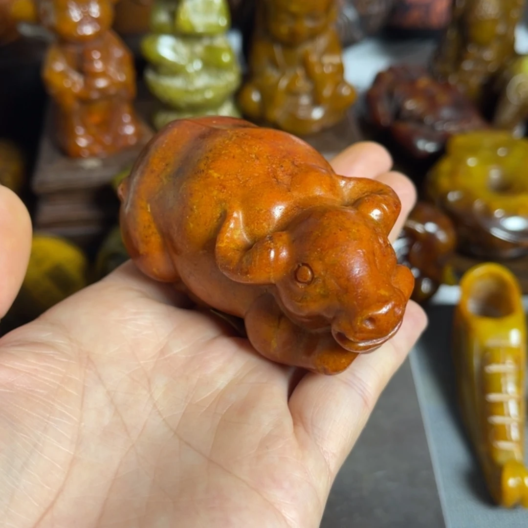 蛇纹石玉合金颈饰