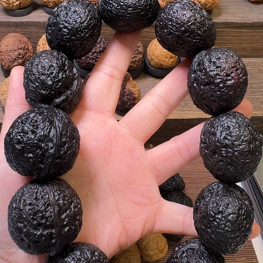 吊坠文玩核桃52橄榄球手持37尺寸