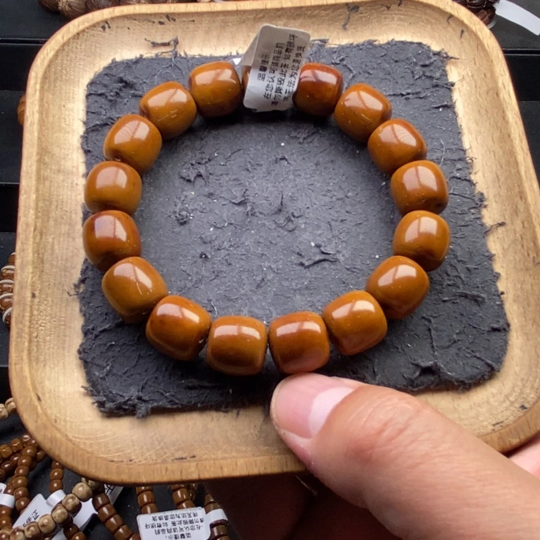 紫金鼠手串13mm天花板纯手工