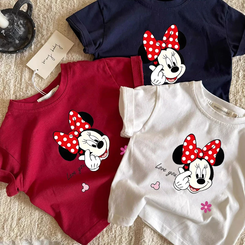 儿童纯棉短袖打底衫夏季韩版米奇卡通男女童宝宝t恤宽松半袖百搭