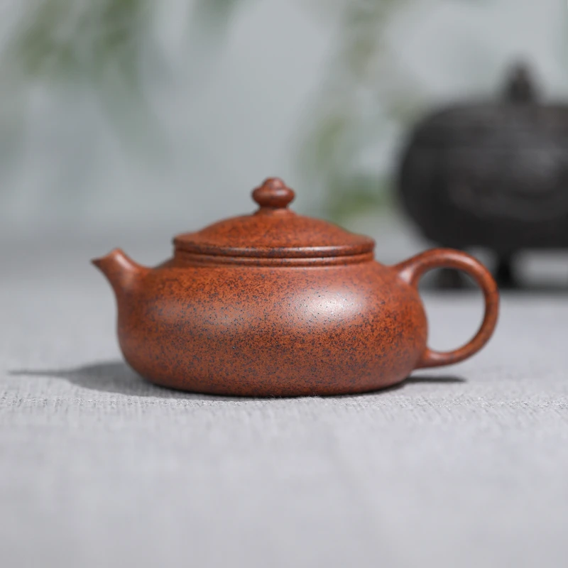 【波浪寒江】原矿天星泥 170cc  手工制作 内推孔 宜兴紫砂壶