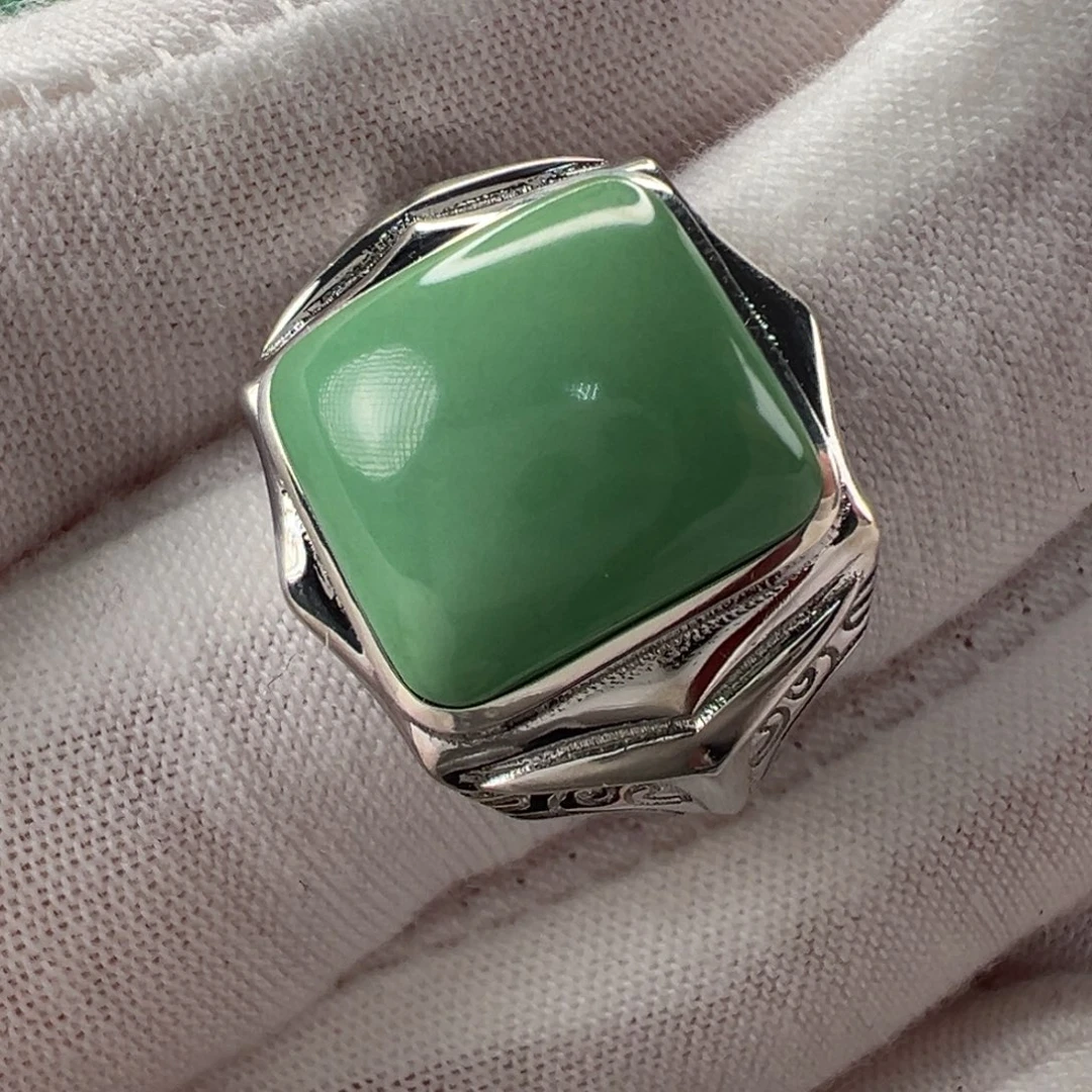 银S925镶嵌绿松石配饰