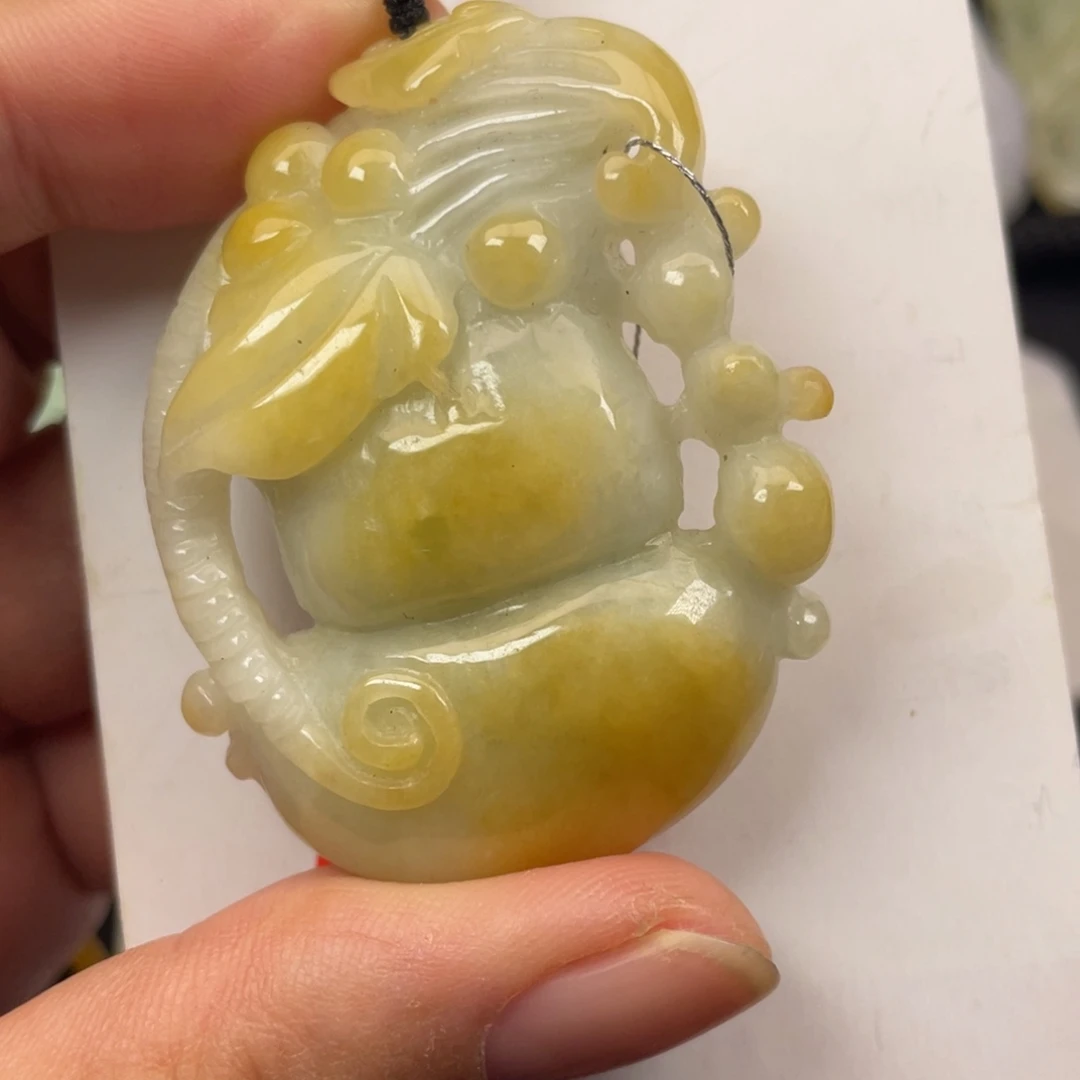 翡翠未镶嵌颈饰翡翠葫芦吊坠