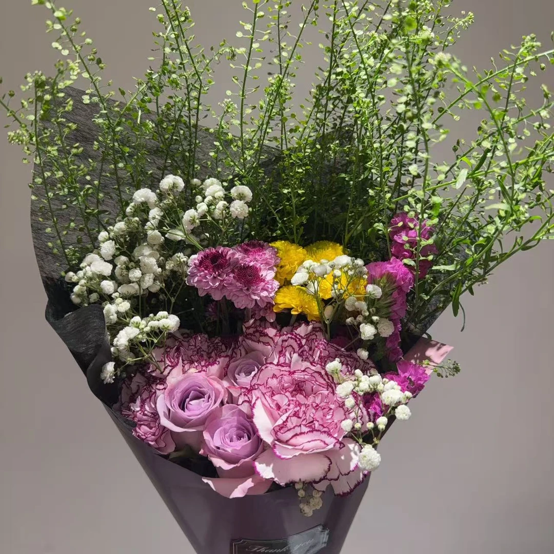 【云季花卉】【紫色浪漫】云南基地直发半成品花束花材生花苞发货