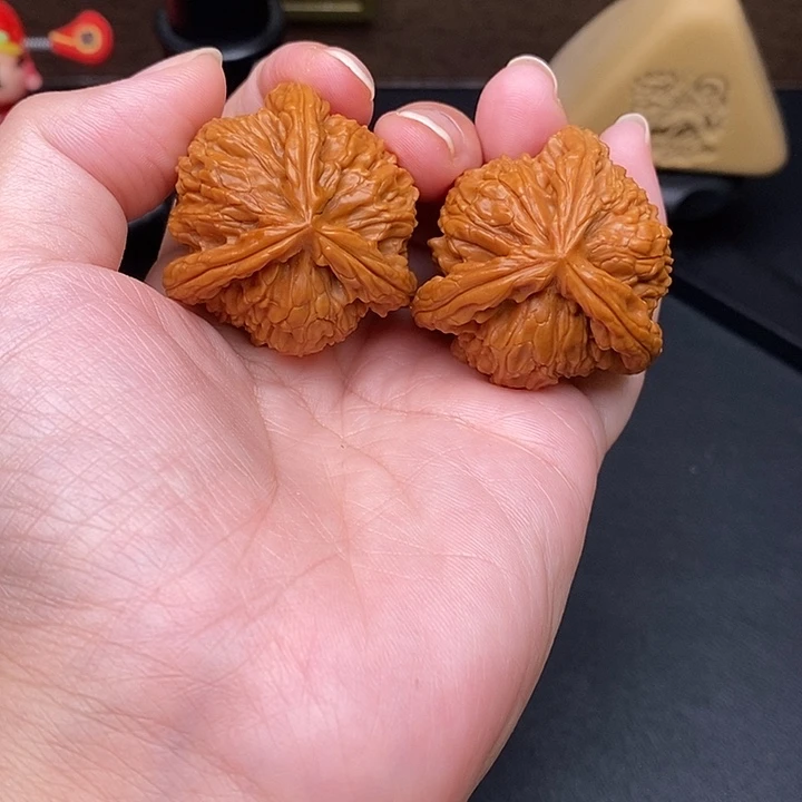 无***伤把件文玩核桃白奔
