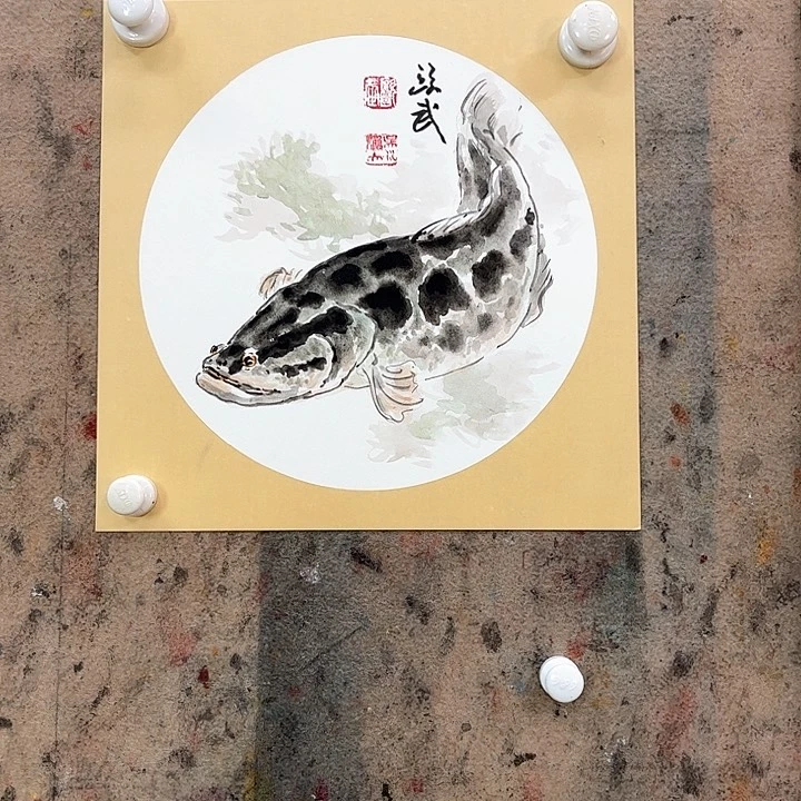 国画在****行欧 武国式国画小品直播间粉丝福利