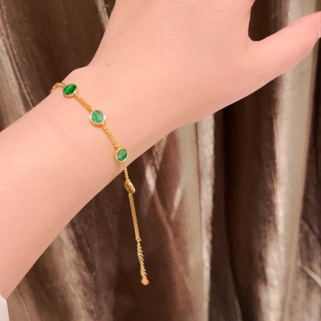 翡翠手链未镶嵌翡翠