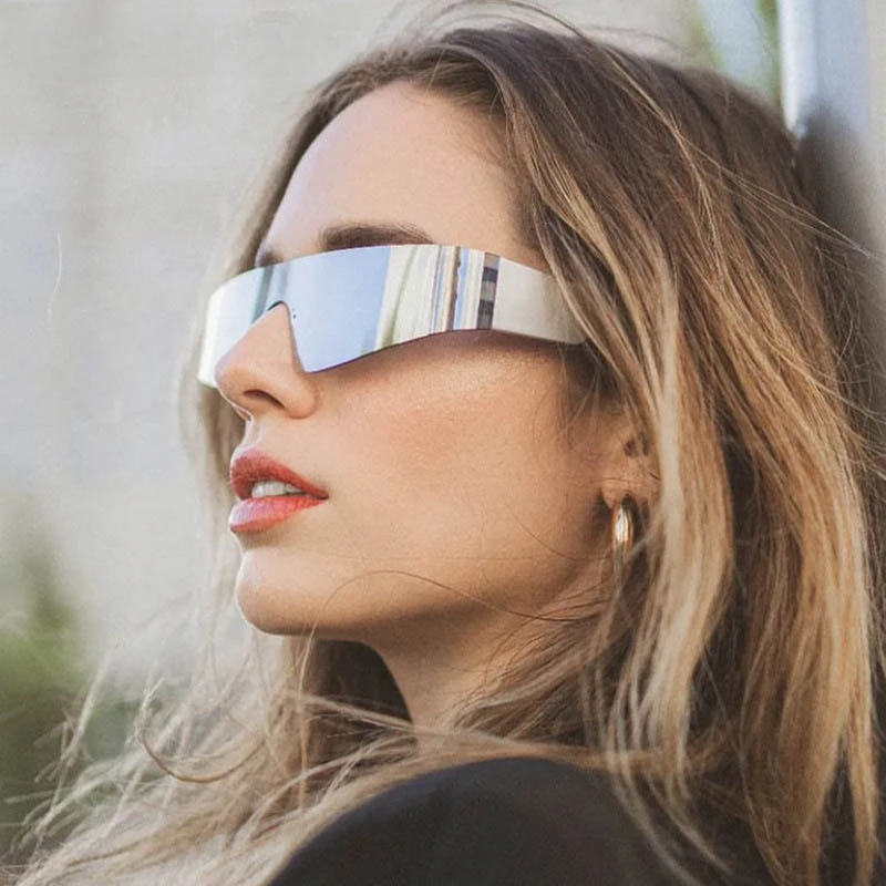 科技感朋克风墨镜时尚运动太阳镜质护目镜个性防紫外线网红潮流