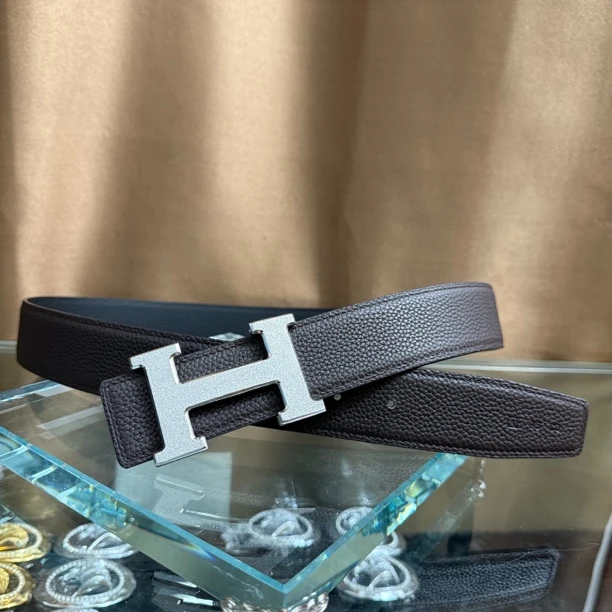 新款皮带男士头层牛皮腰带青中年H扣工字扣百搭高档送礼商务韩潮