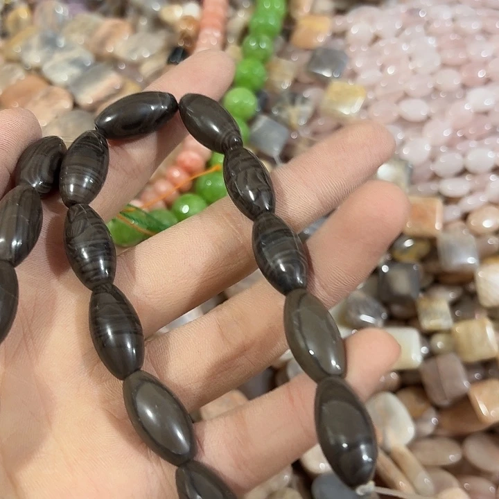 A***B玛瑙/玉髓合金珠宝半成品39号打包
