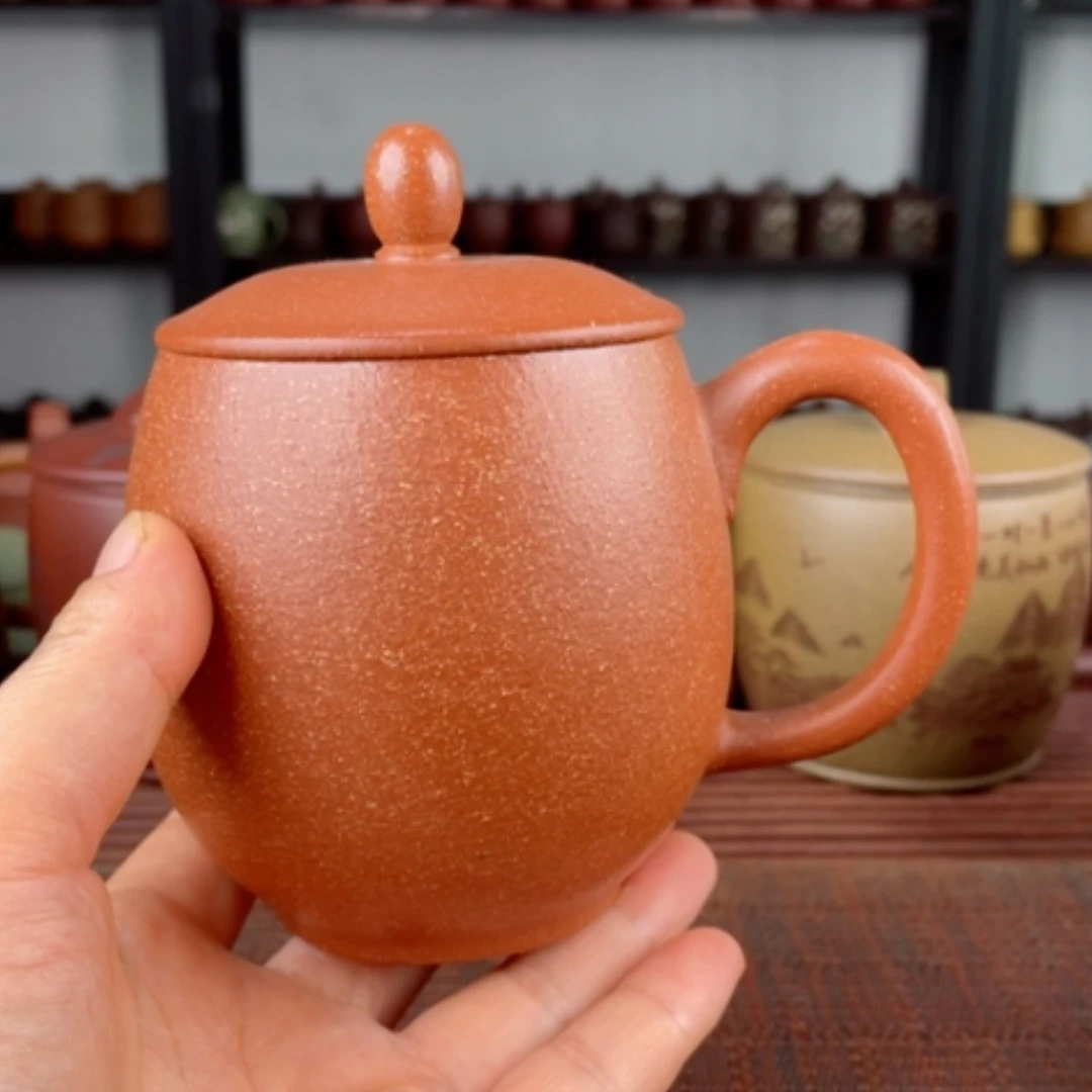 【闪购商品】茶杯紫砂宜兴原矿紫砂盖杯微瑕