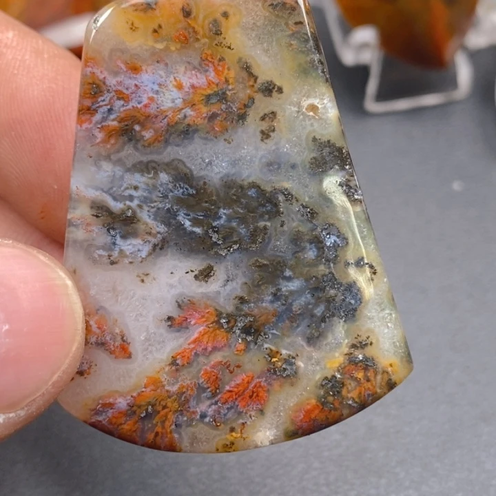 玛瑙/玉髓颈饰未镶嵌夜*