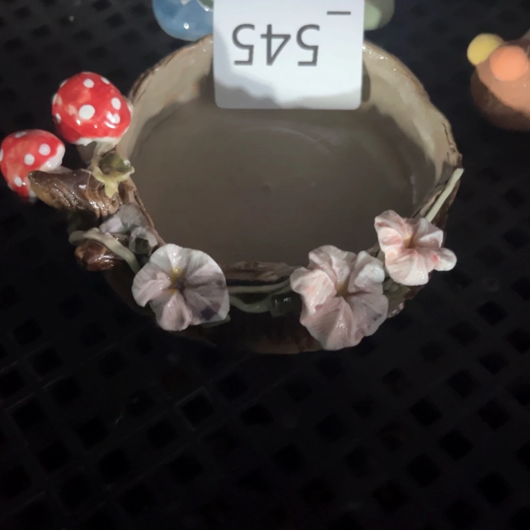 红陶?***孩545花盆1个