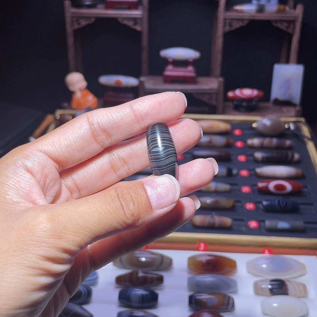 玛瑙/玉髓未镶嵌吊坠(赠链)