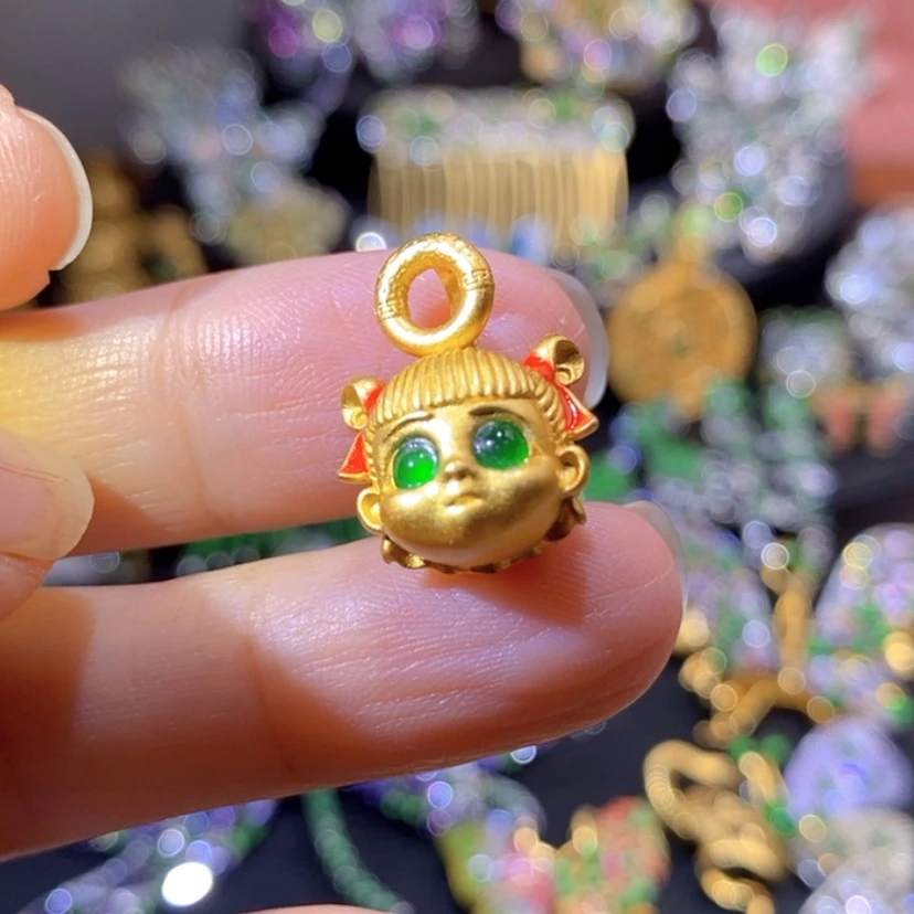 【闪购商品】银S925镶嵌挂件翡翠