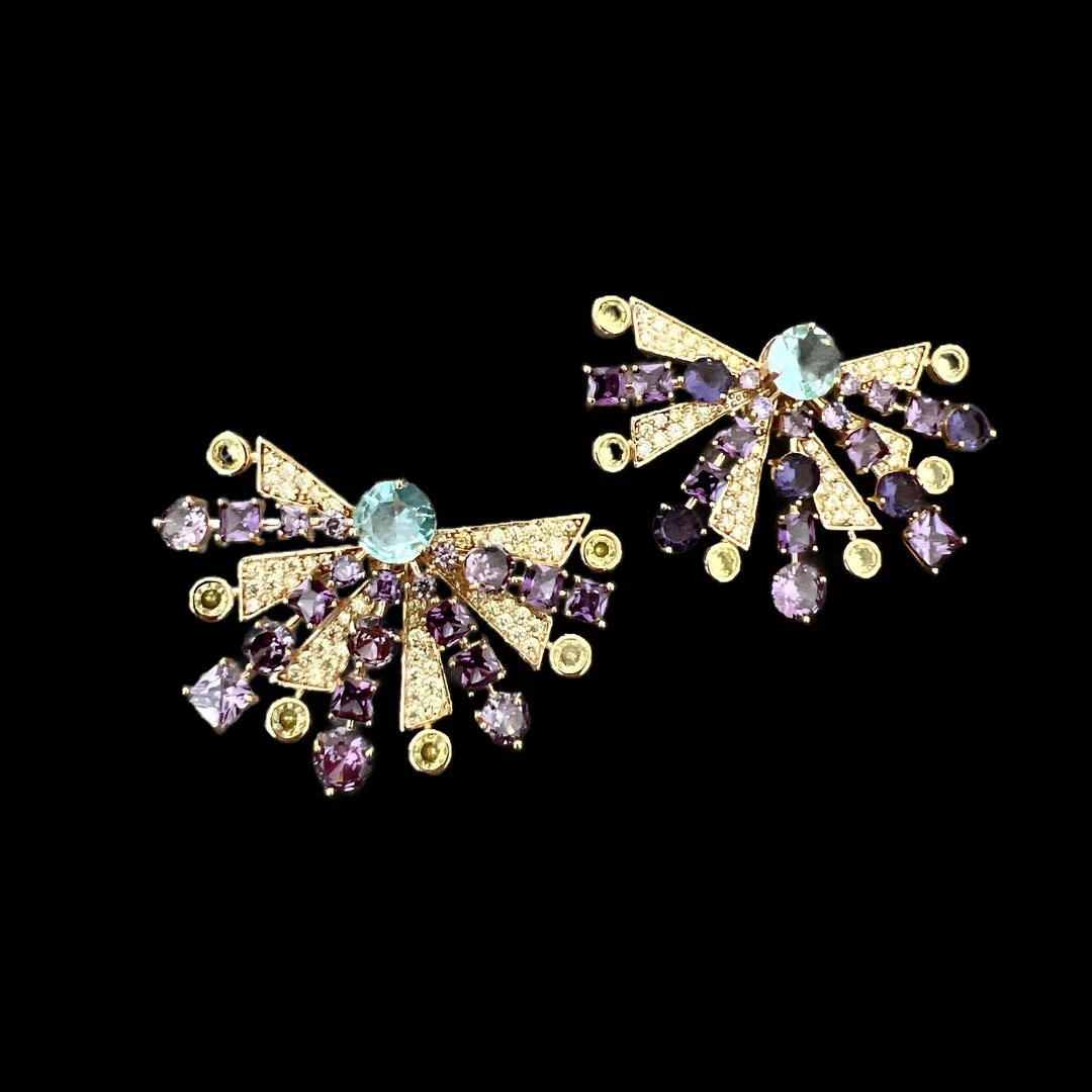 铜合金耳饰 F1145时尚手作耳钉