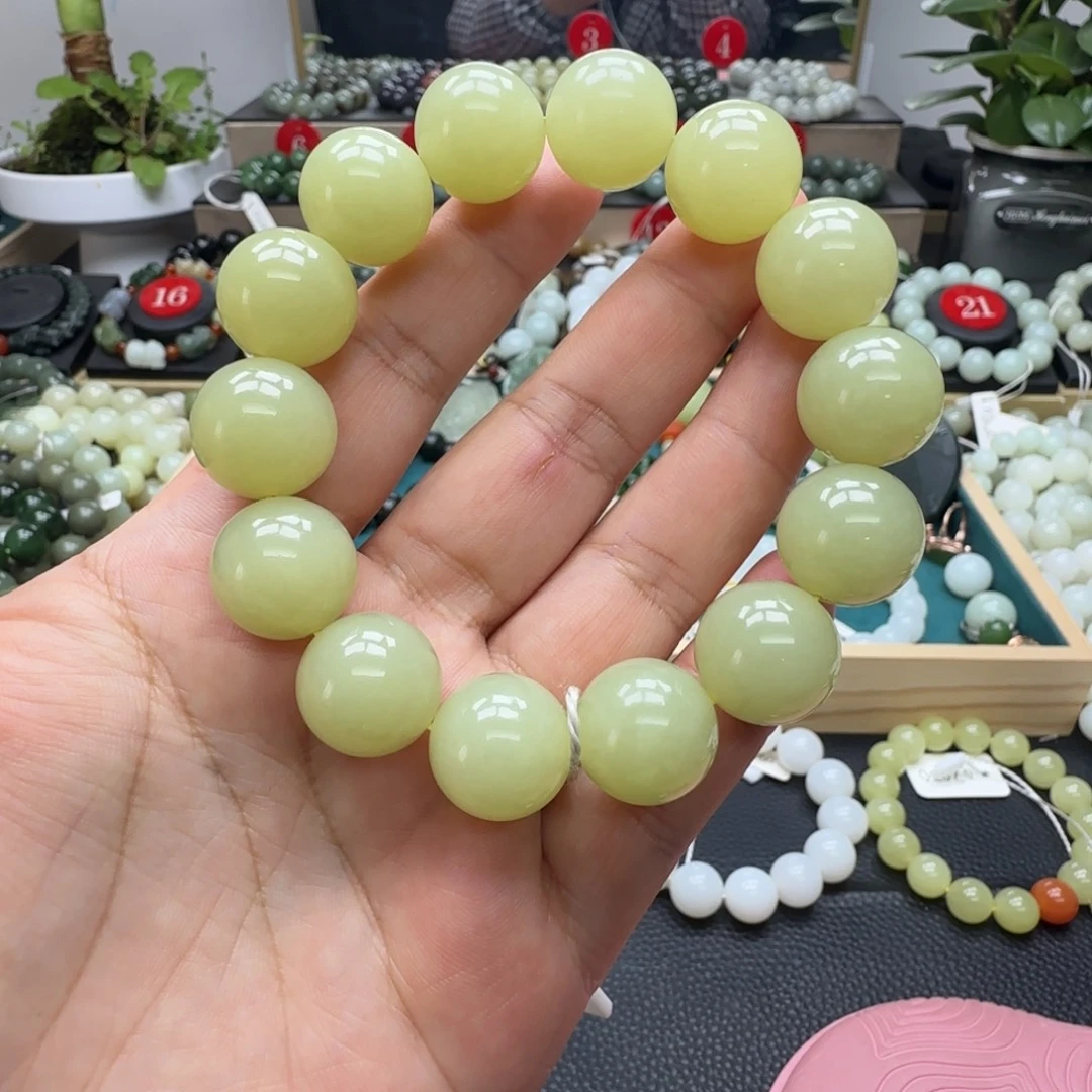 和田玉未镶嵌手链16