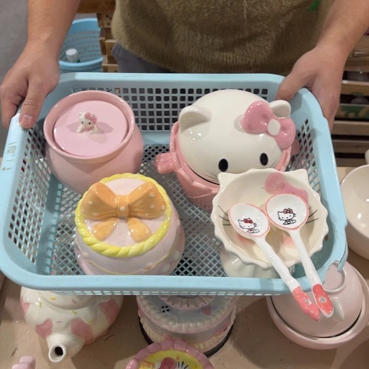 陶摆件欢迎光临1234