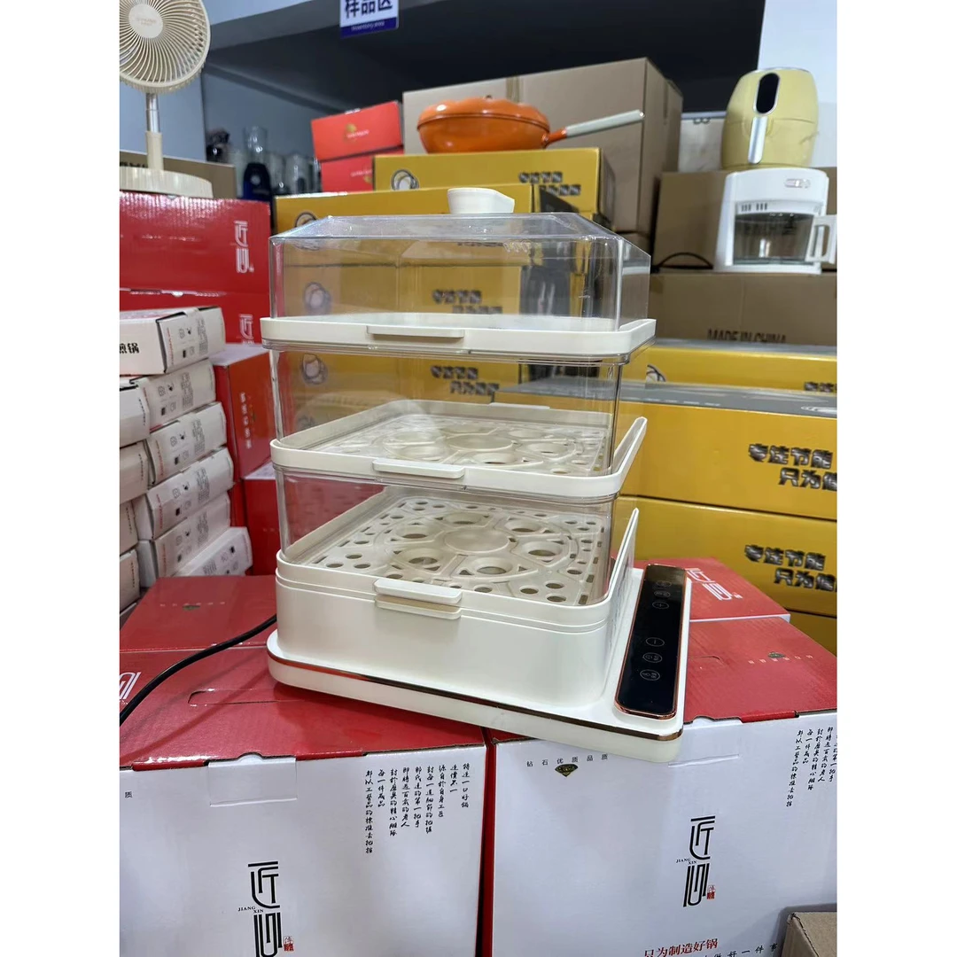 三层蒸锅透明大容量小型保温