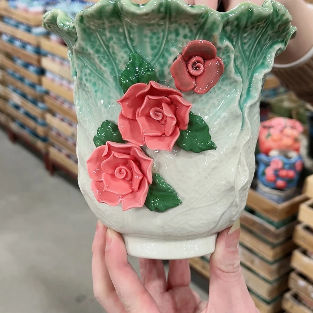 【闪购商品】陶瓷陶瓷多肉植物花盆