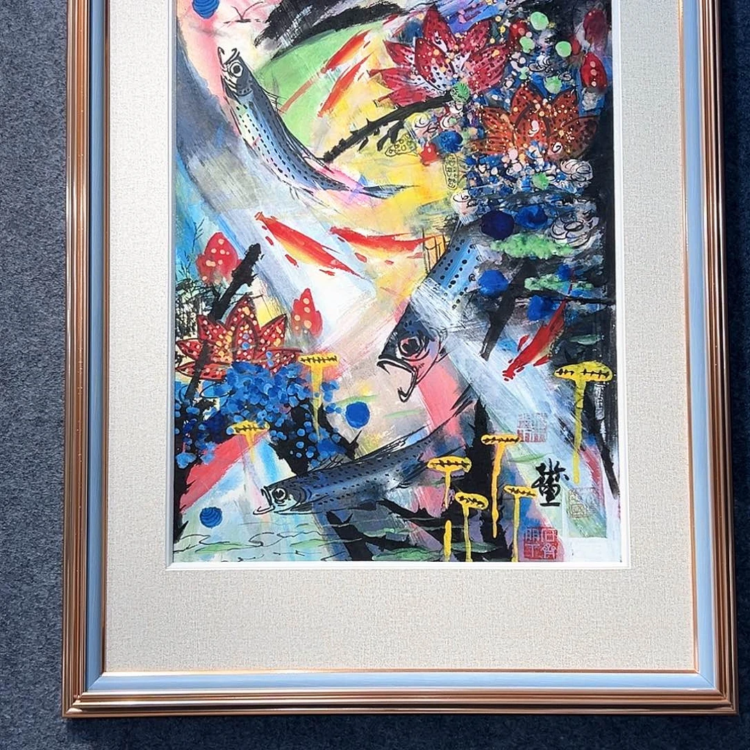 国画纯手绘系列画心
