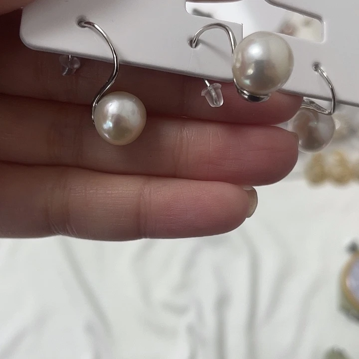 手链银S925镶嵌淡水珍珠