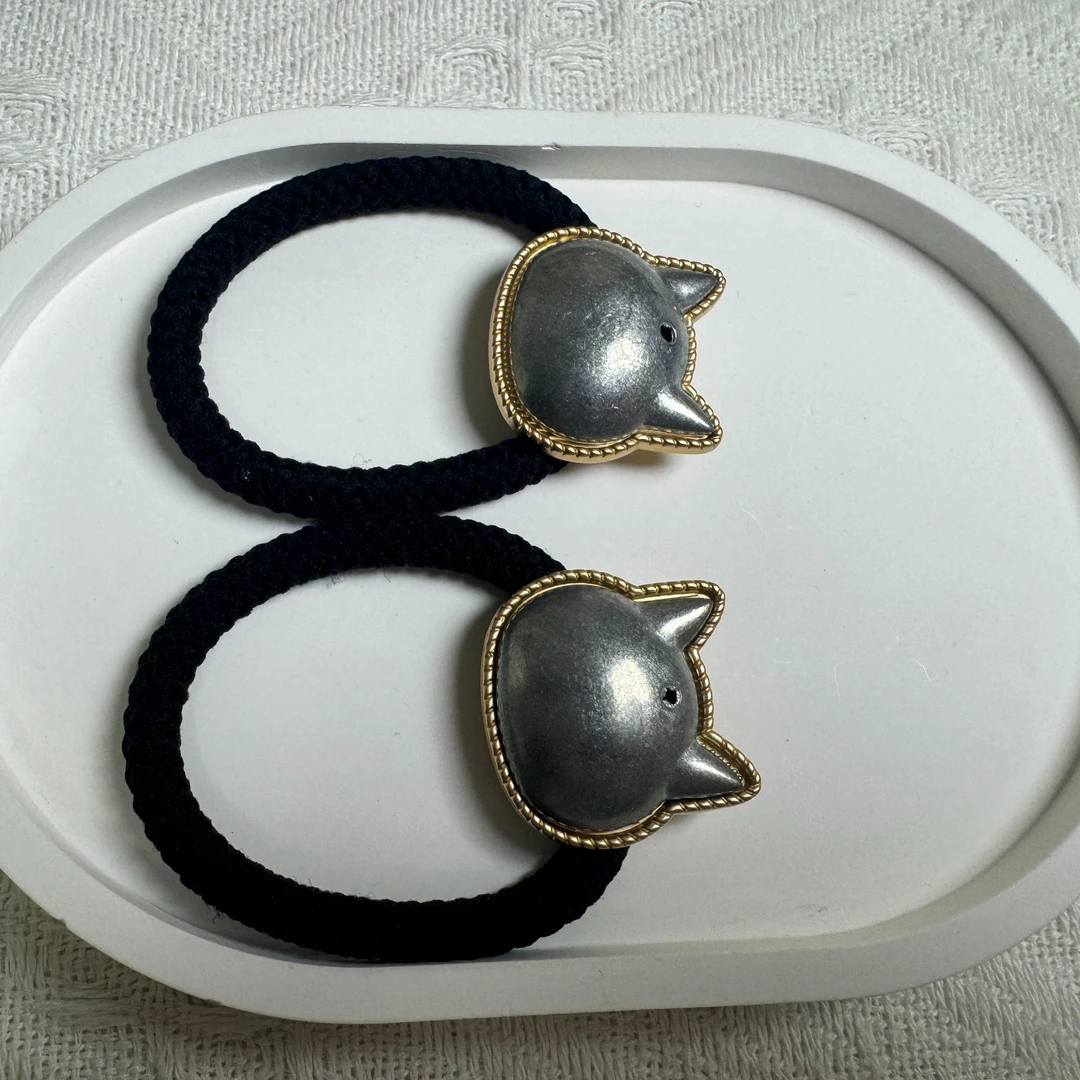 猫头发绳底托2个