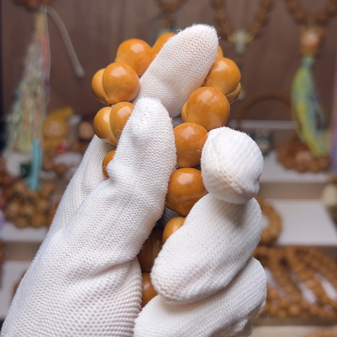 犀****猴头核桃手串纯手工屁桃