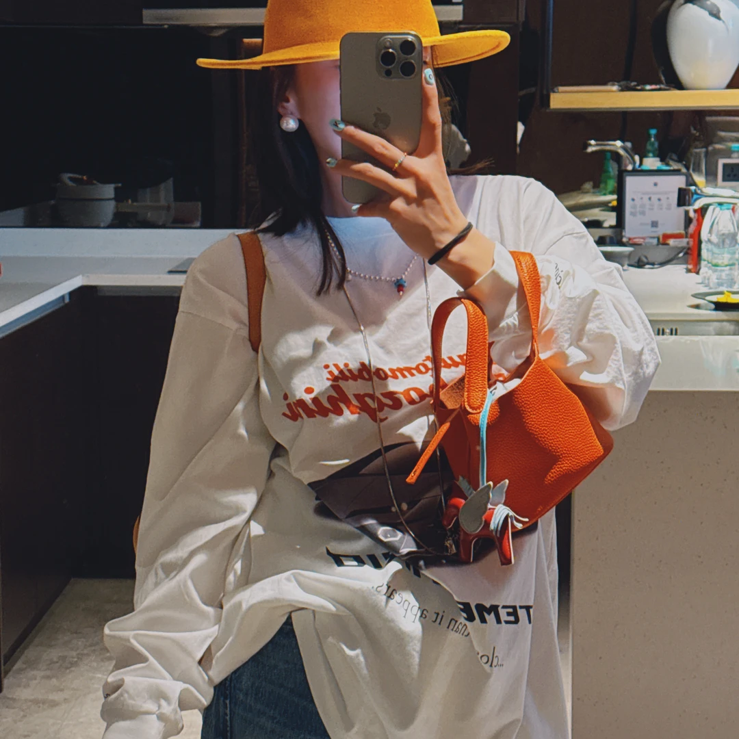 欧货新款春版加密大克重前后印花男女同款长袖打底T恤