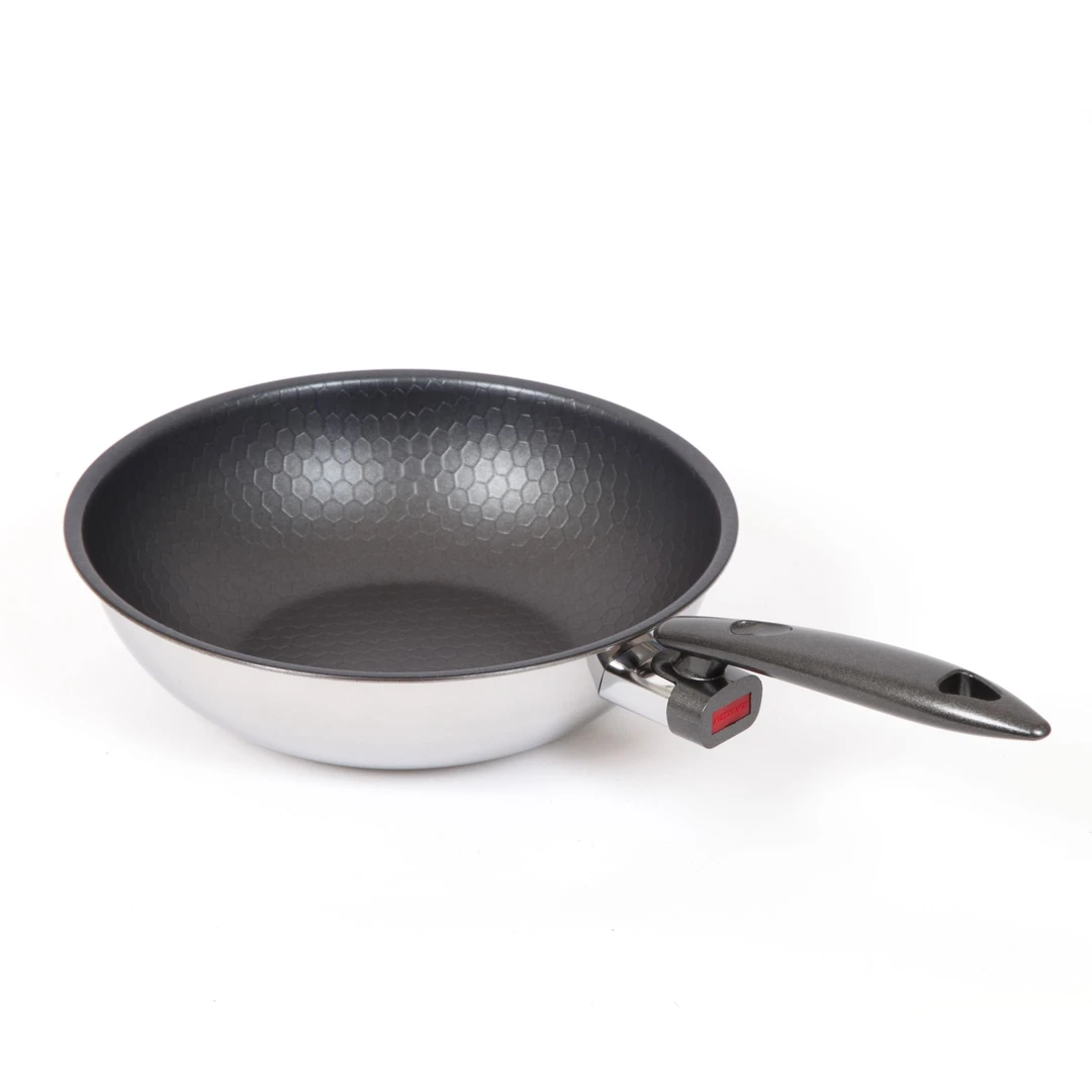 Altenbach不锈钢30cm炒锅平底锅40400