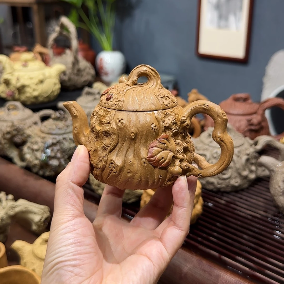 茶壶紫砂老段供春165cc