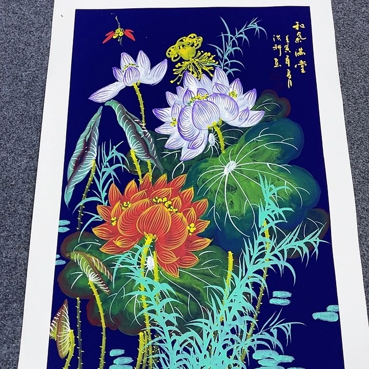 国画作品小姐姐放漏…