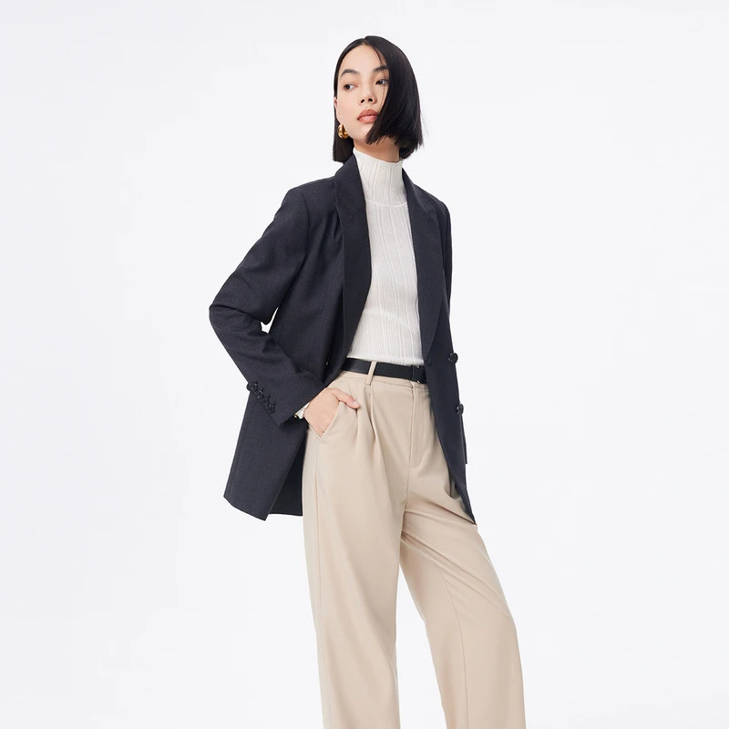 LILY冬新款女装西装123409C2904