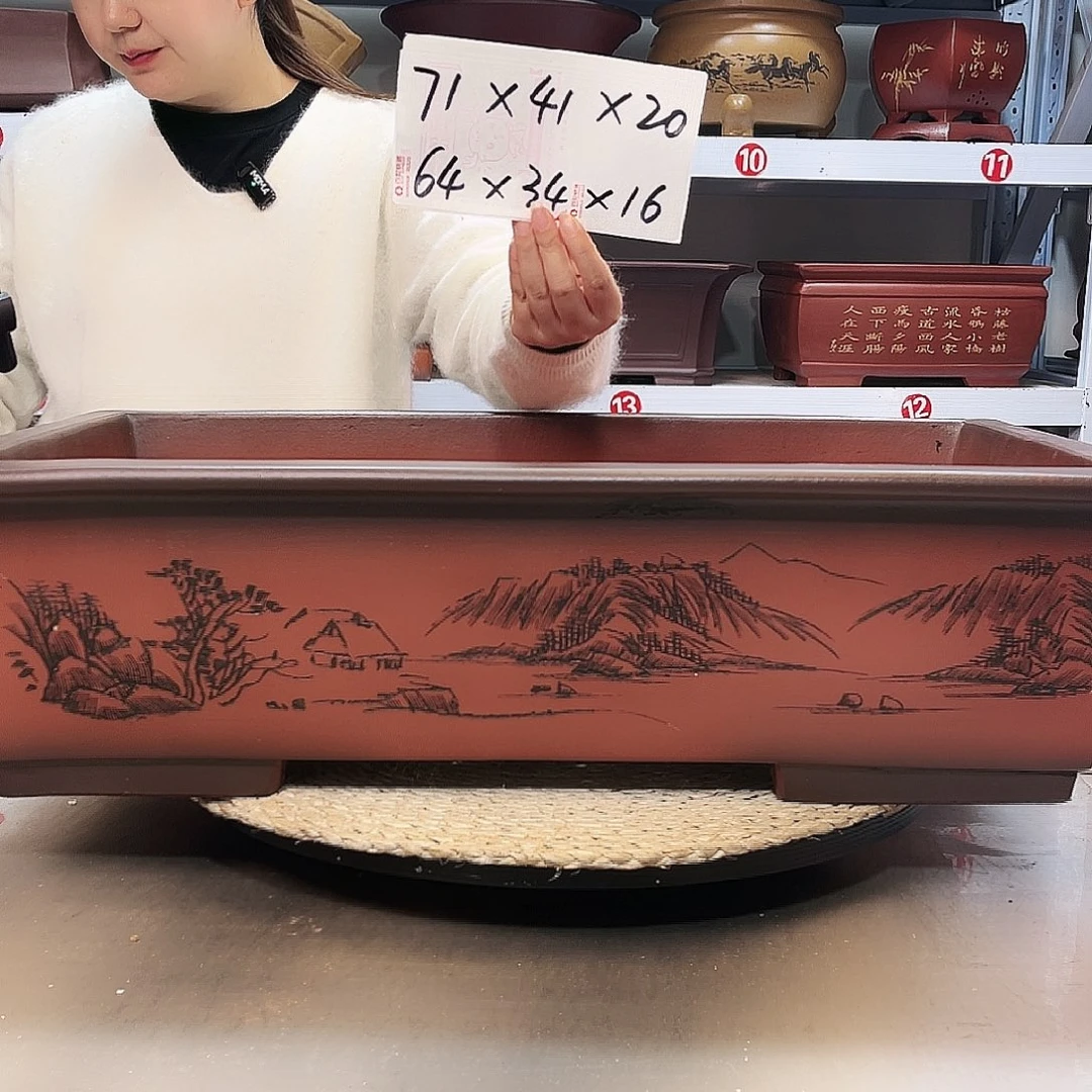 紫砂花盆紫砂花盆