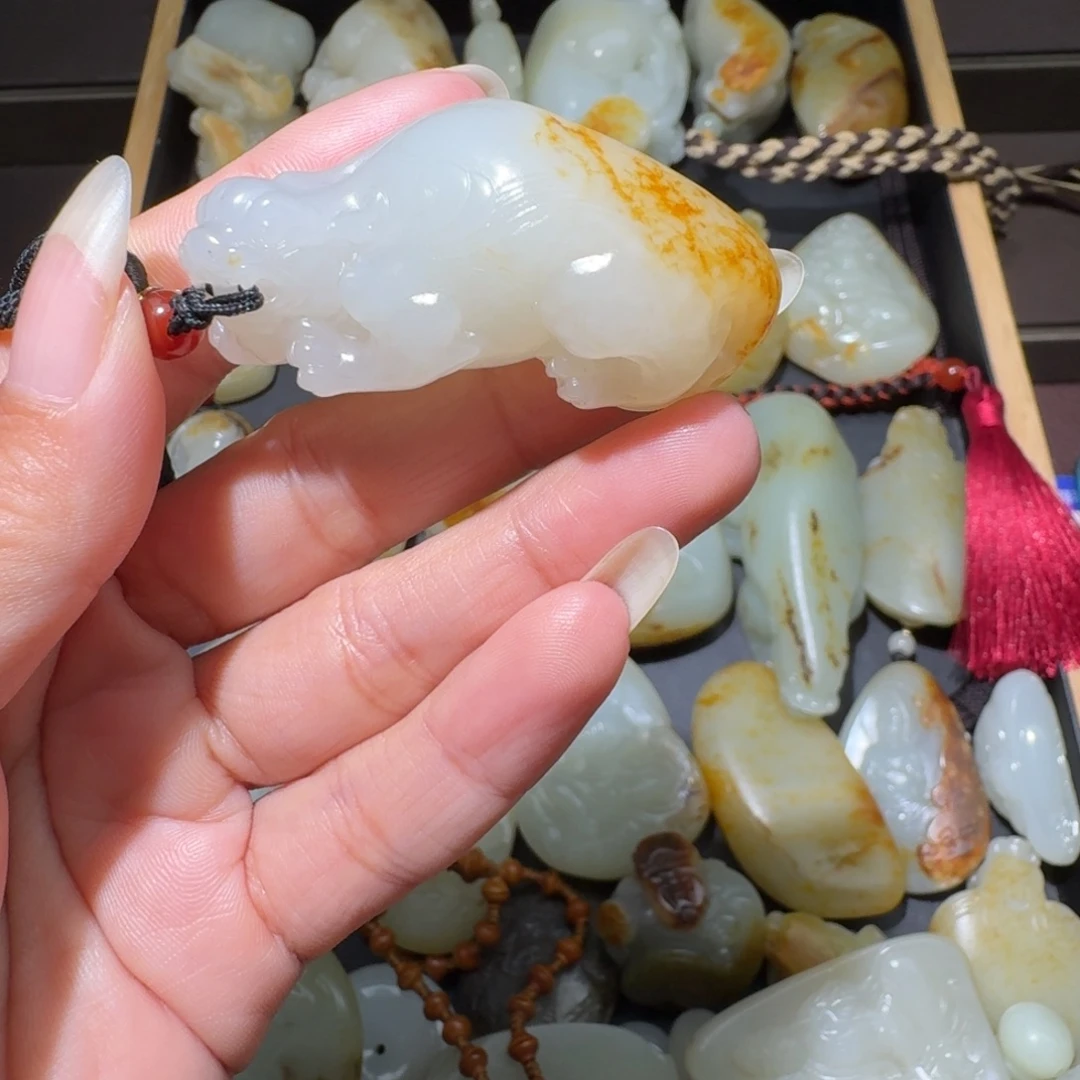 和田玉未镶嵌吊坠(不含链)